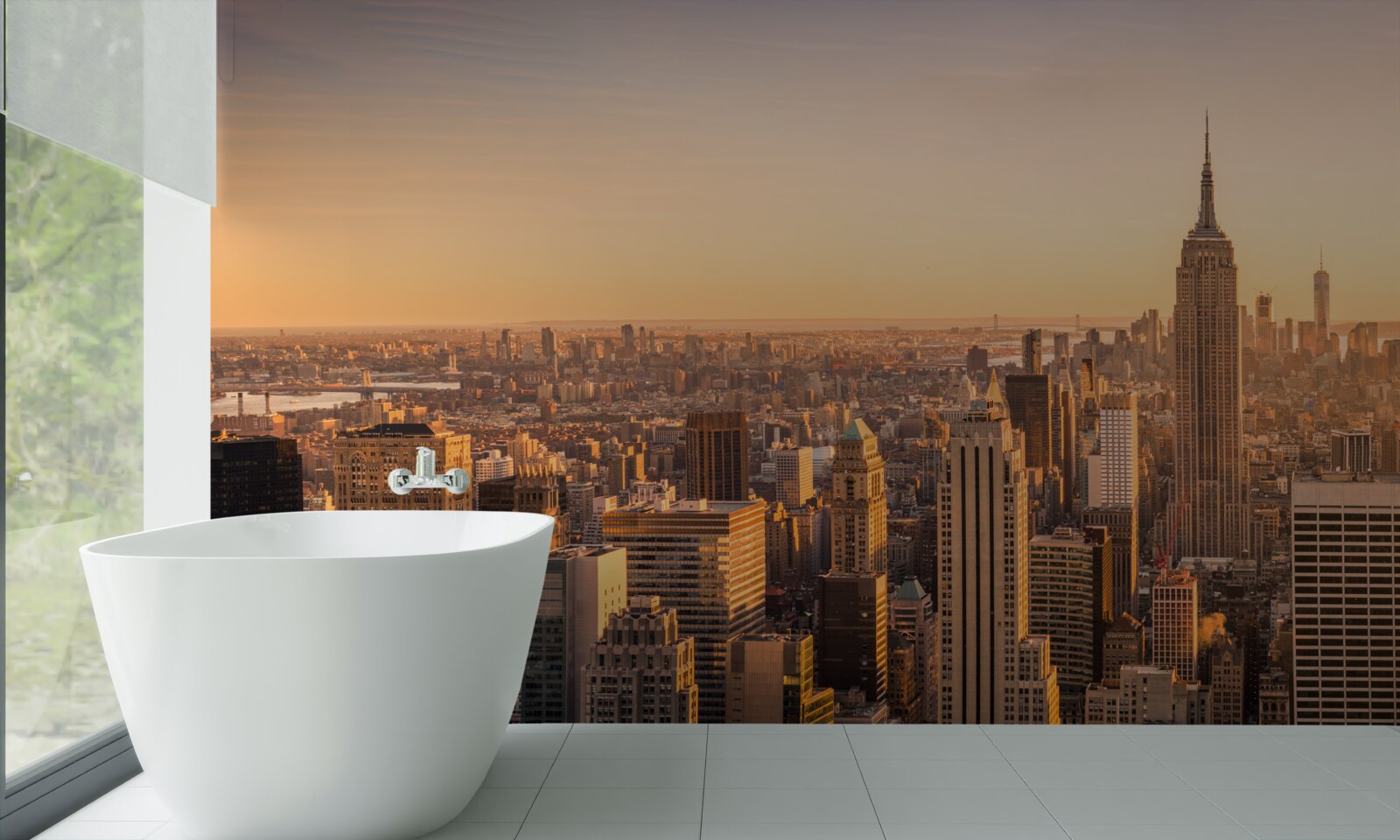 Papier peint L'aube sur New York