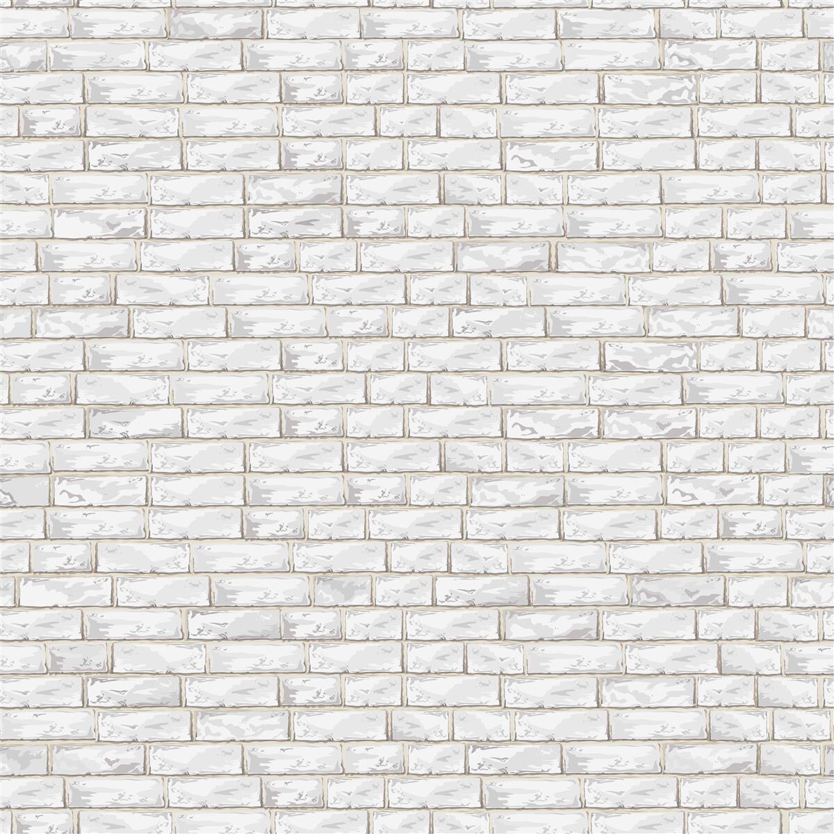 Papier peint Mur revêtu de briques blanches