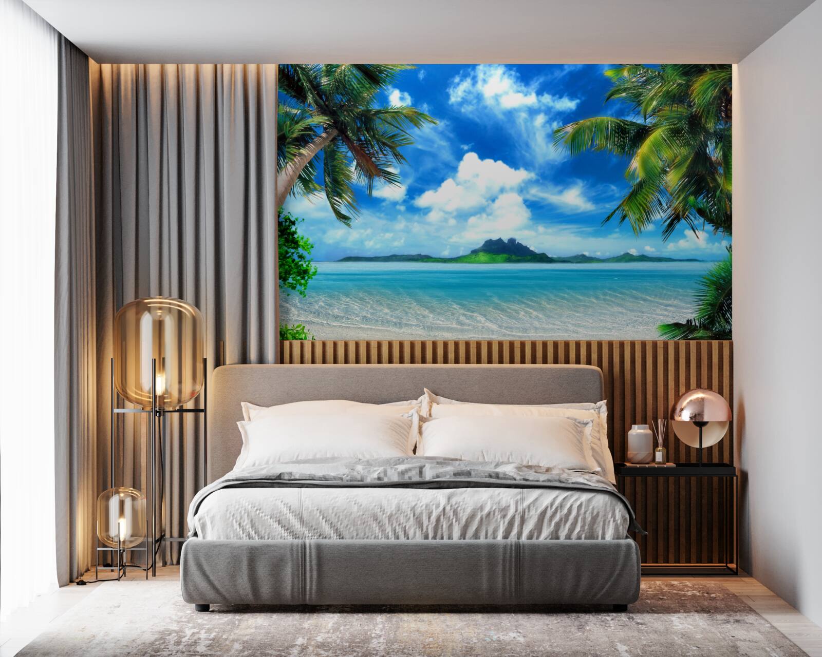 Papier peint Le paradis sous les tropiques