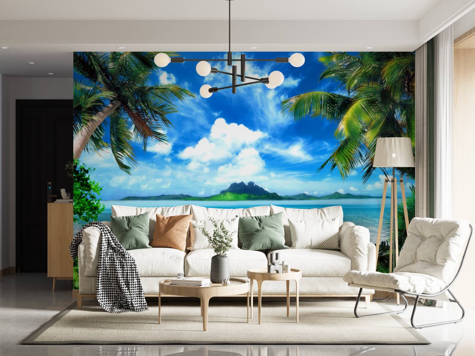 Papier peint Le paradis sous les tropiques