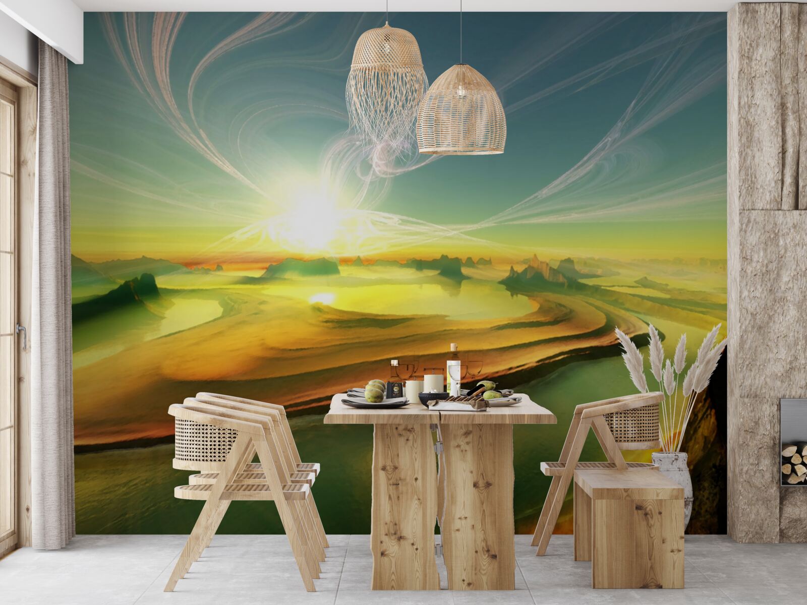 Papier peint Les vents de la transformation