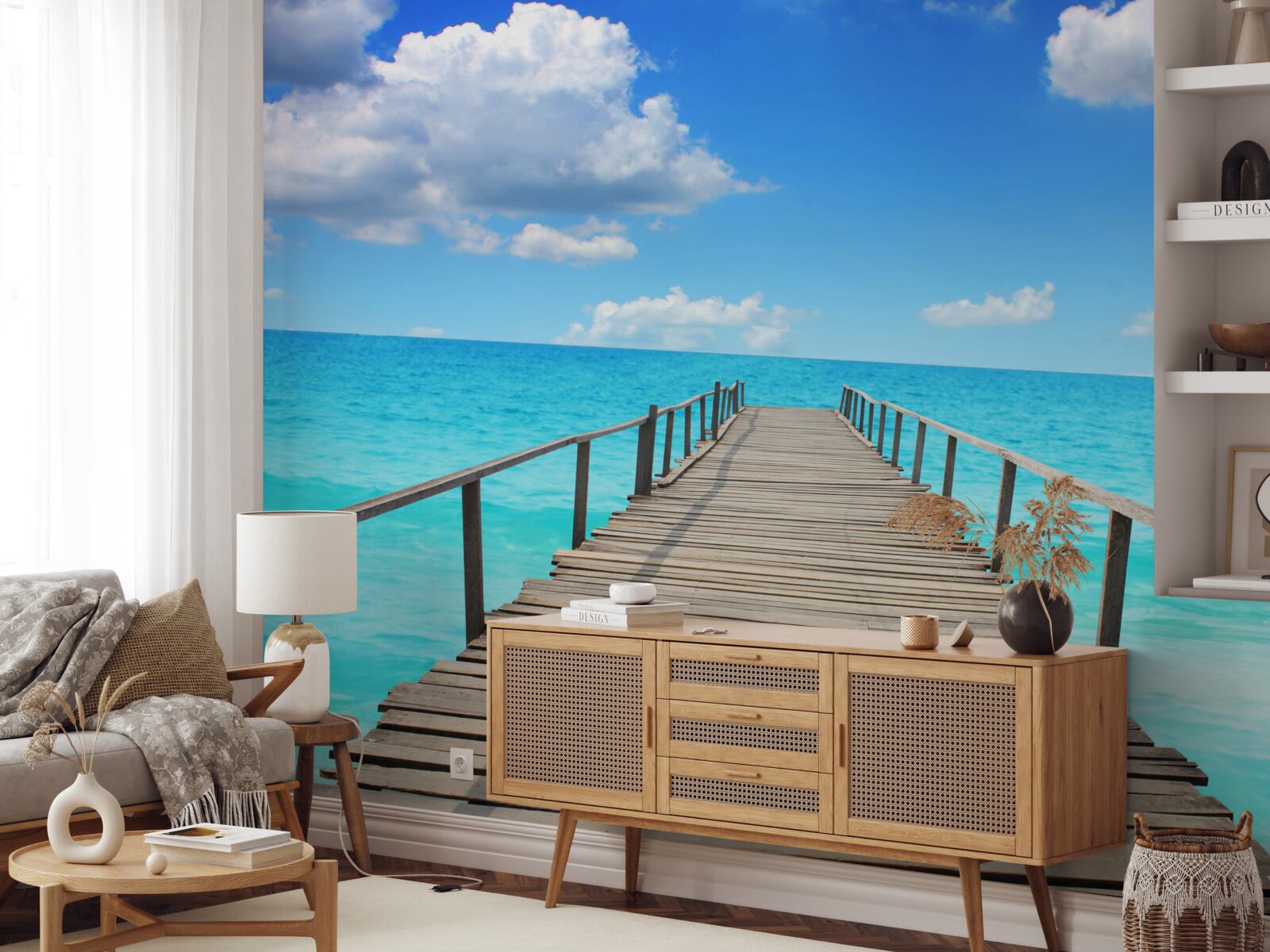 Papier peint tomber dans une mer sans limites