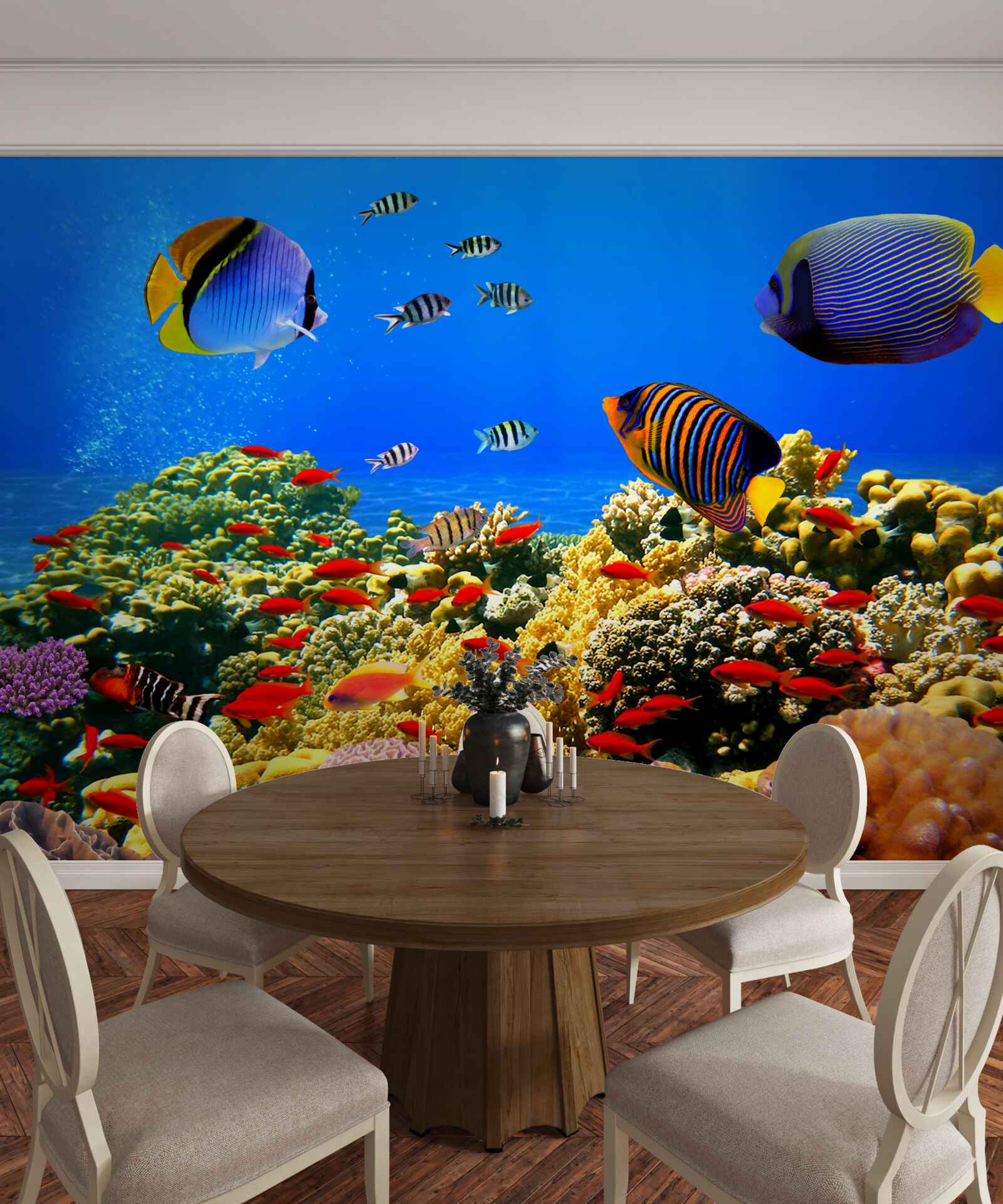 Papier peint les profondeurs inachevées de l'océan et de ses habitants