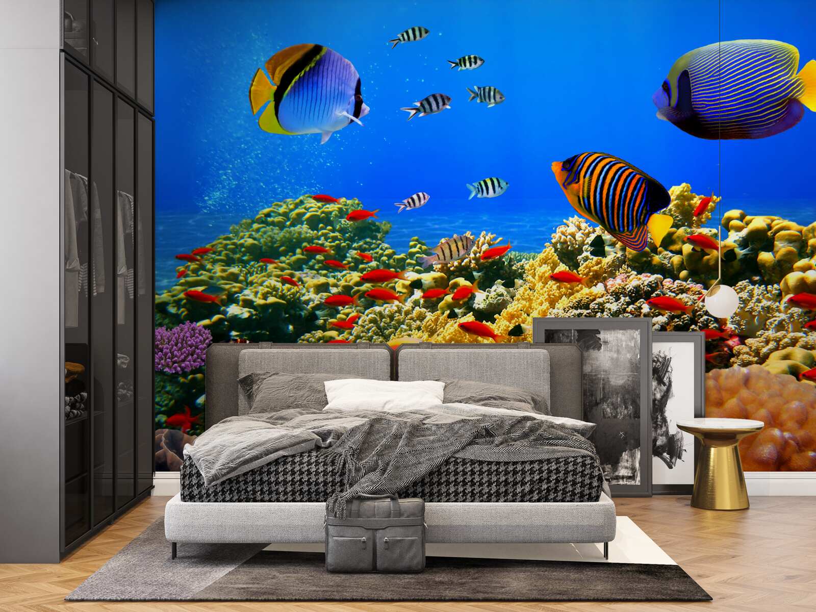 Papier peint les profondeurs inachevées de l'océan et de ses habitants