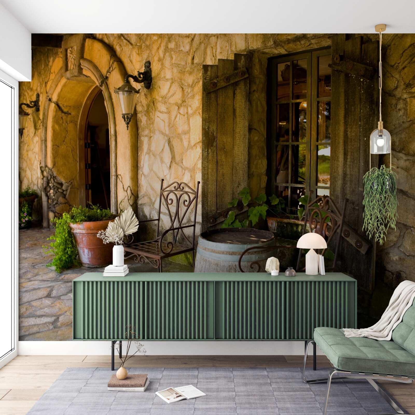 Papier peint un espace confortable pour se détendre