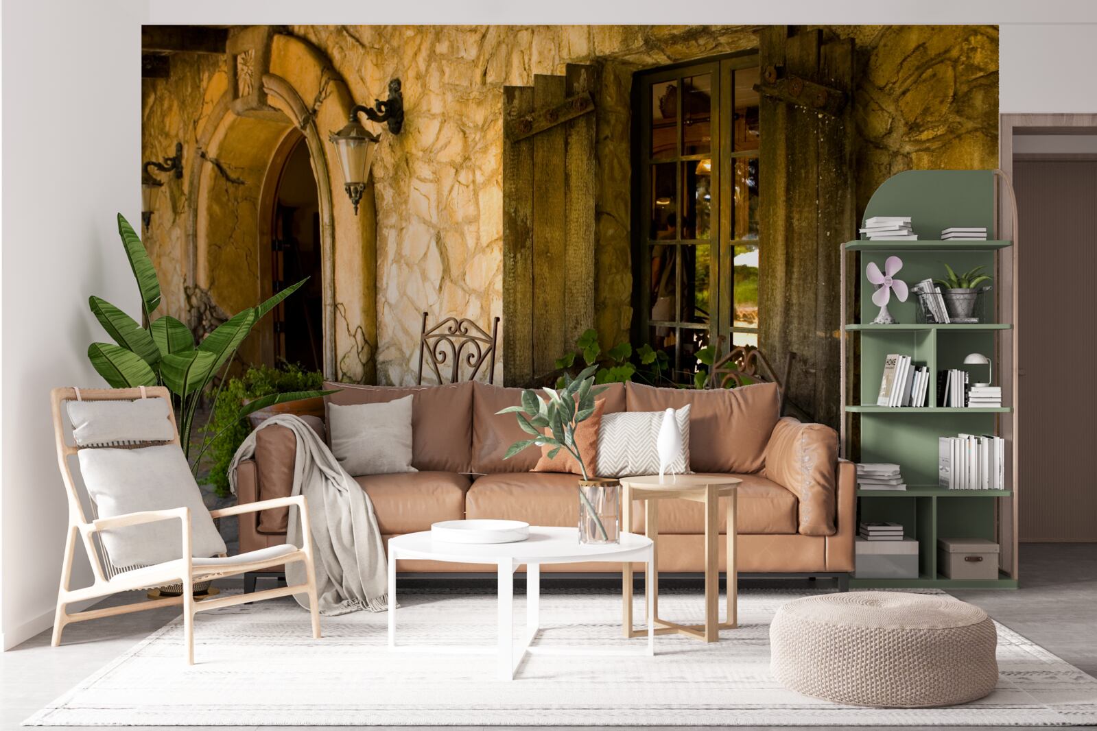 Papier peint un espace confortable pour se détendre