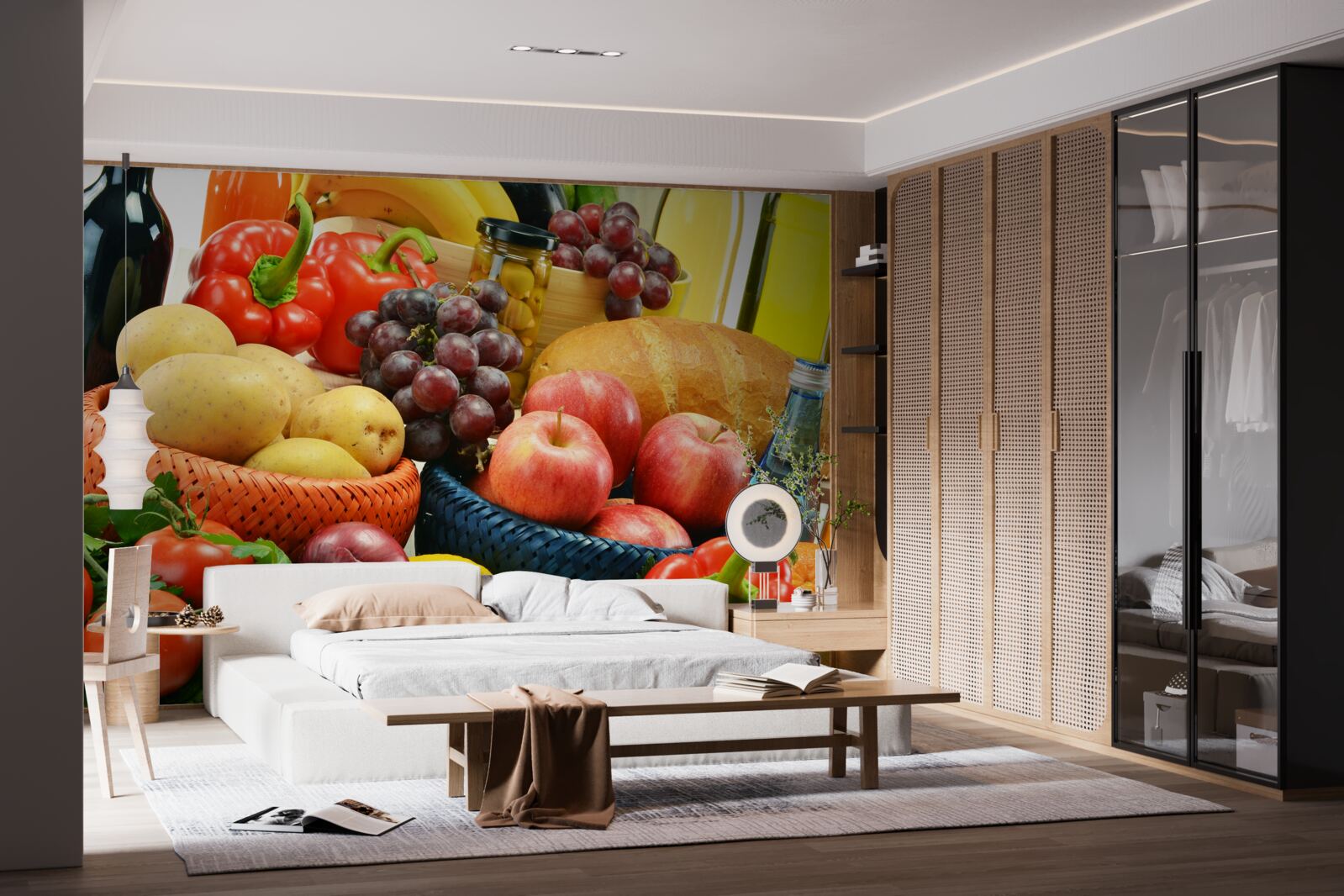 Papier peint un régime alimentaire bien composé devrait être proposé