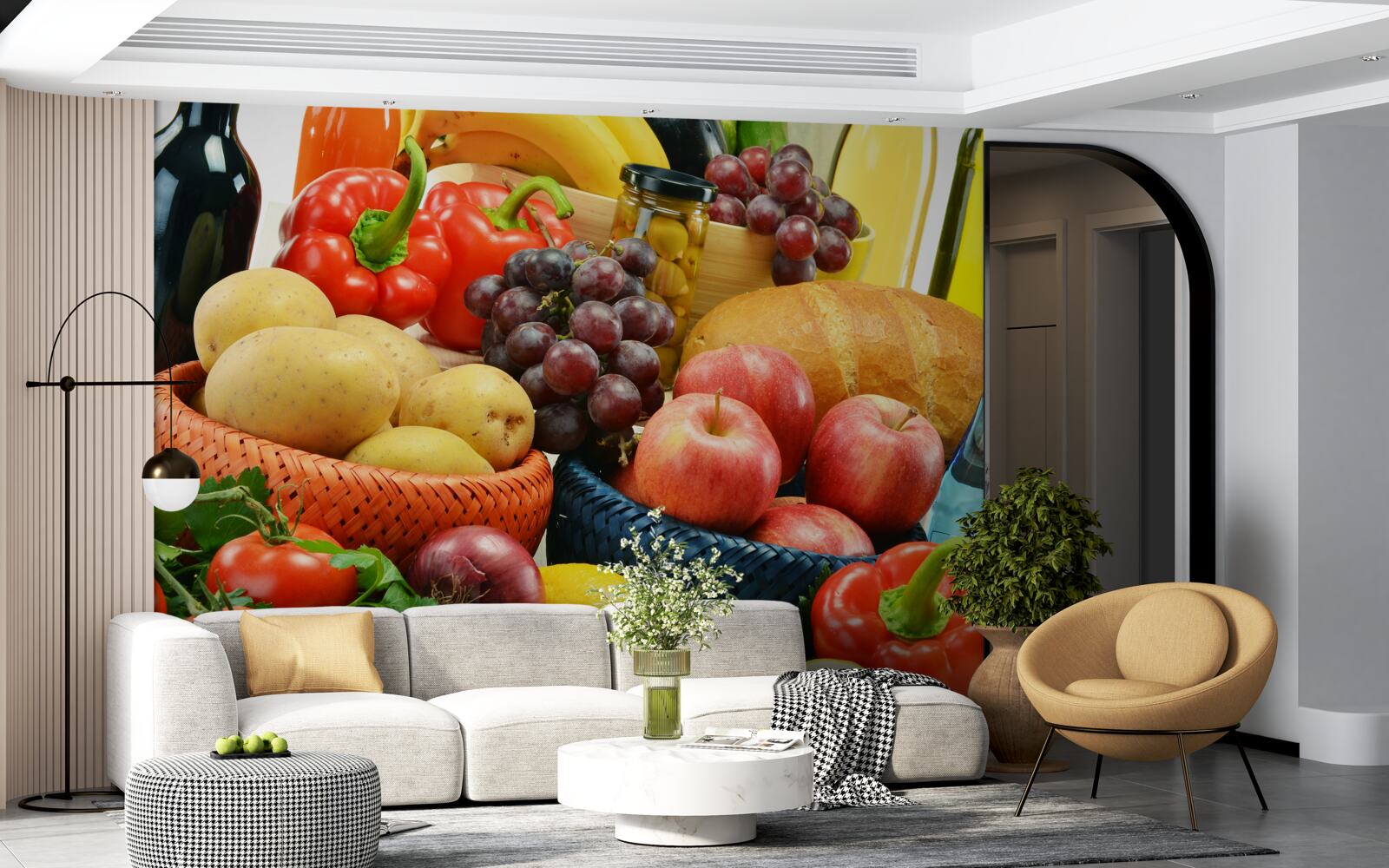 Papier peint un régime alimentaire bien composé devrait être proposé