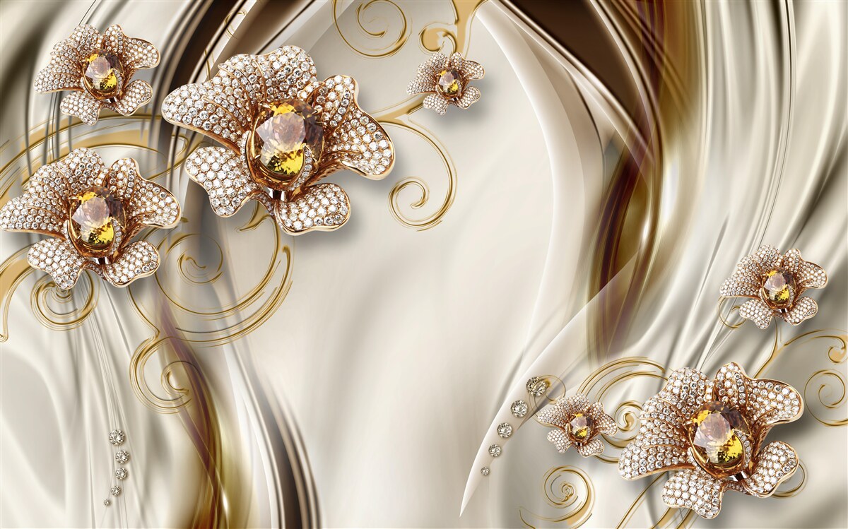 Papier peint plantes de pierre