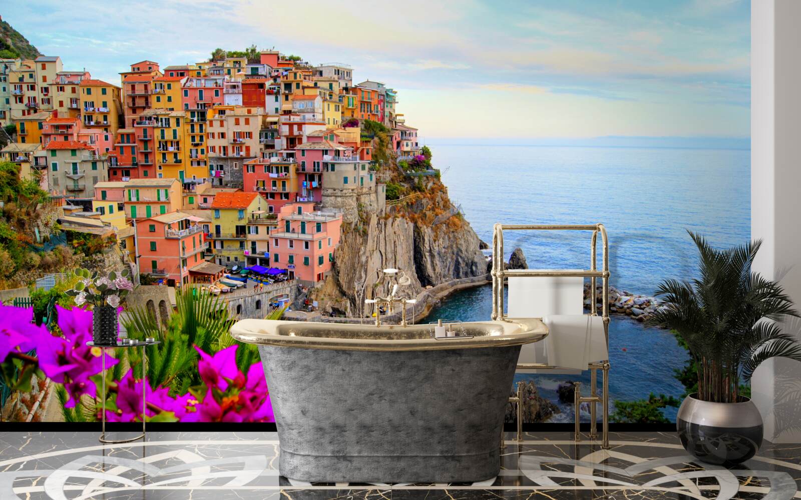 Papier peint niesamowite cinq terres