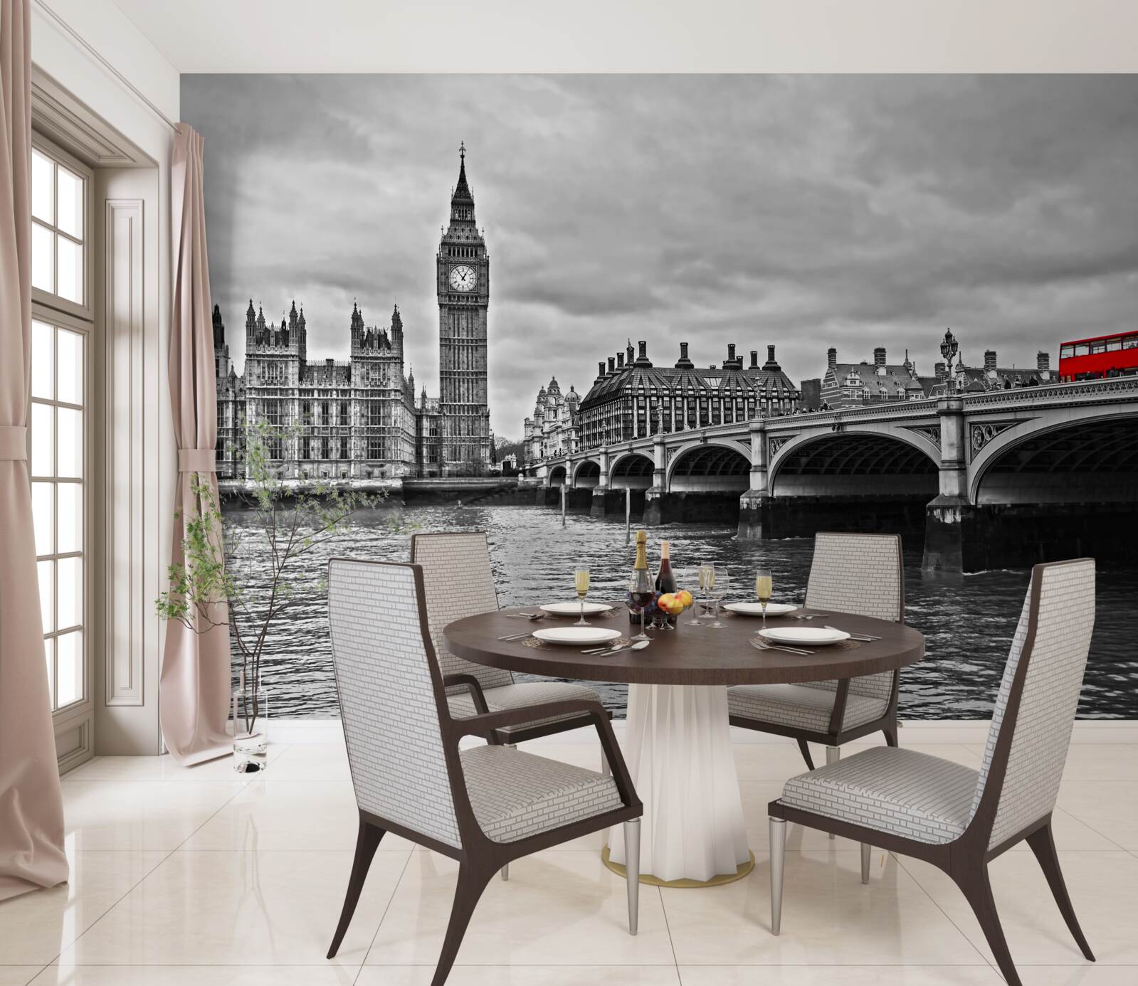 Papier peint pont de londres sur la thames