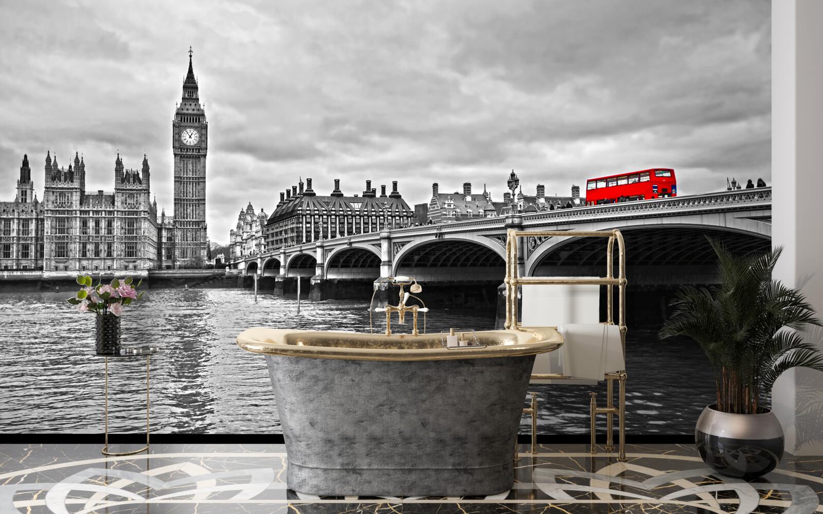 Papier peint pont de londres sur la thames