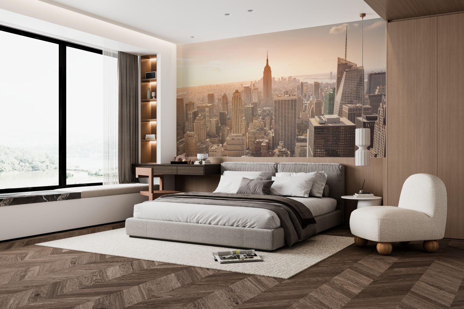 Papier peint L'aube sur New York