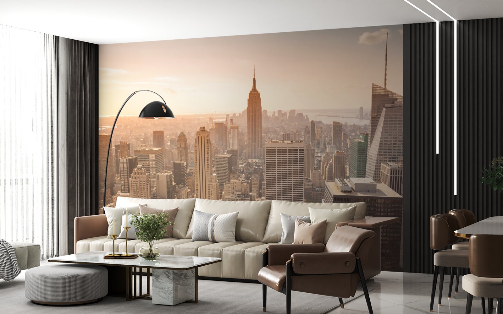 Papier peint L'aube sur New York