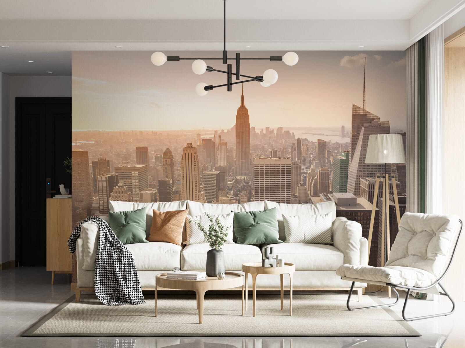 Papier peint L'aube sur New York