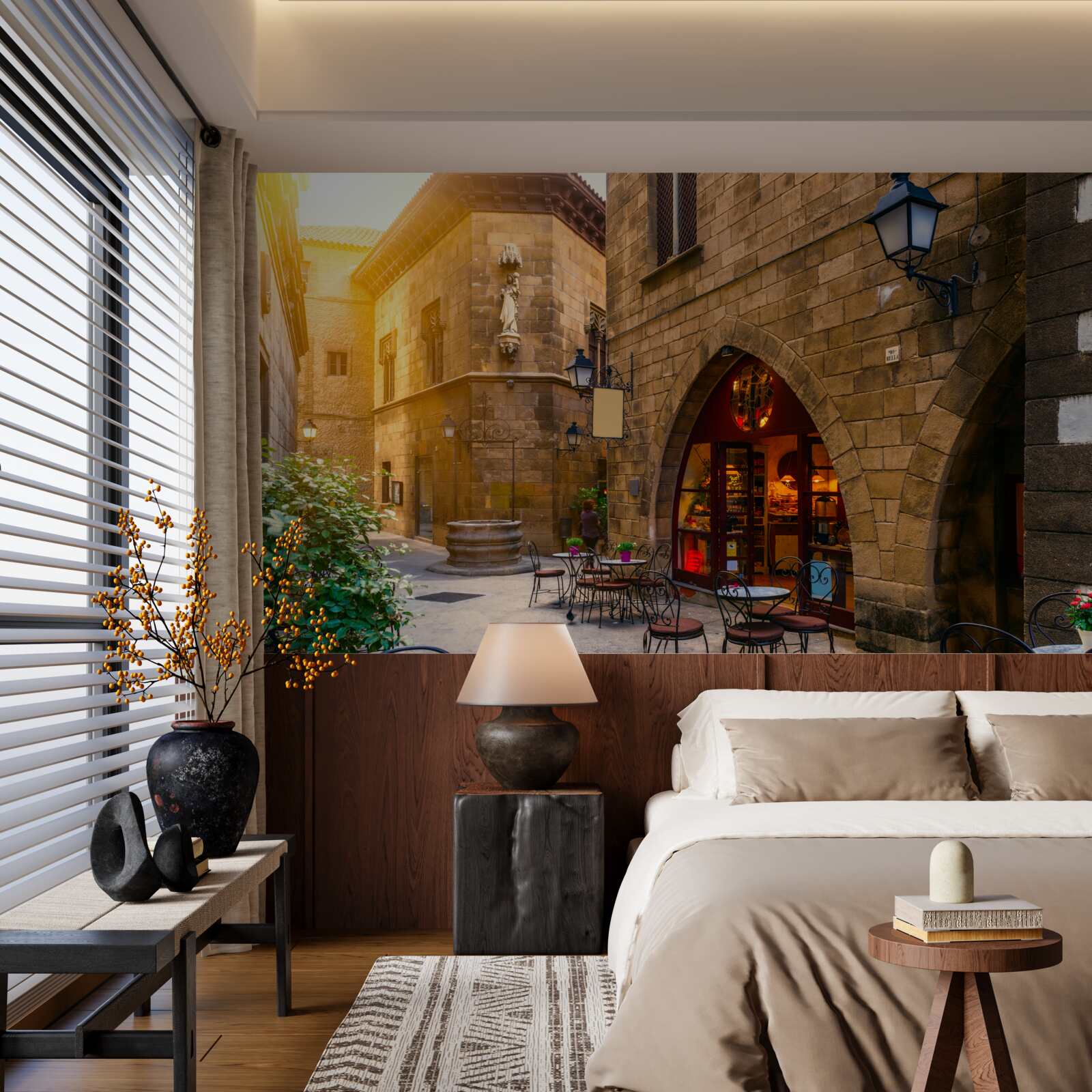 Papier peint barcelone, quartier gothique