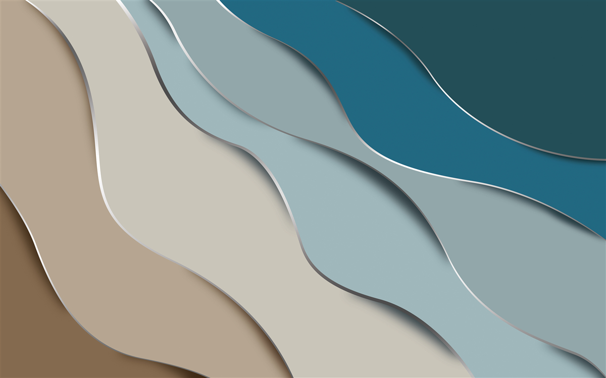 Papier peint couleurs pastel de la côte maritime