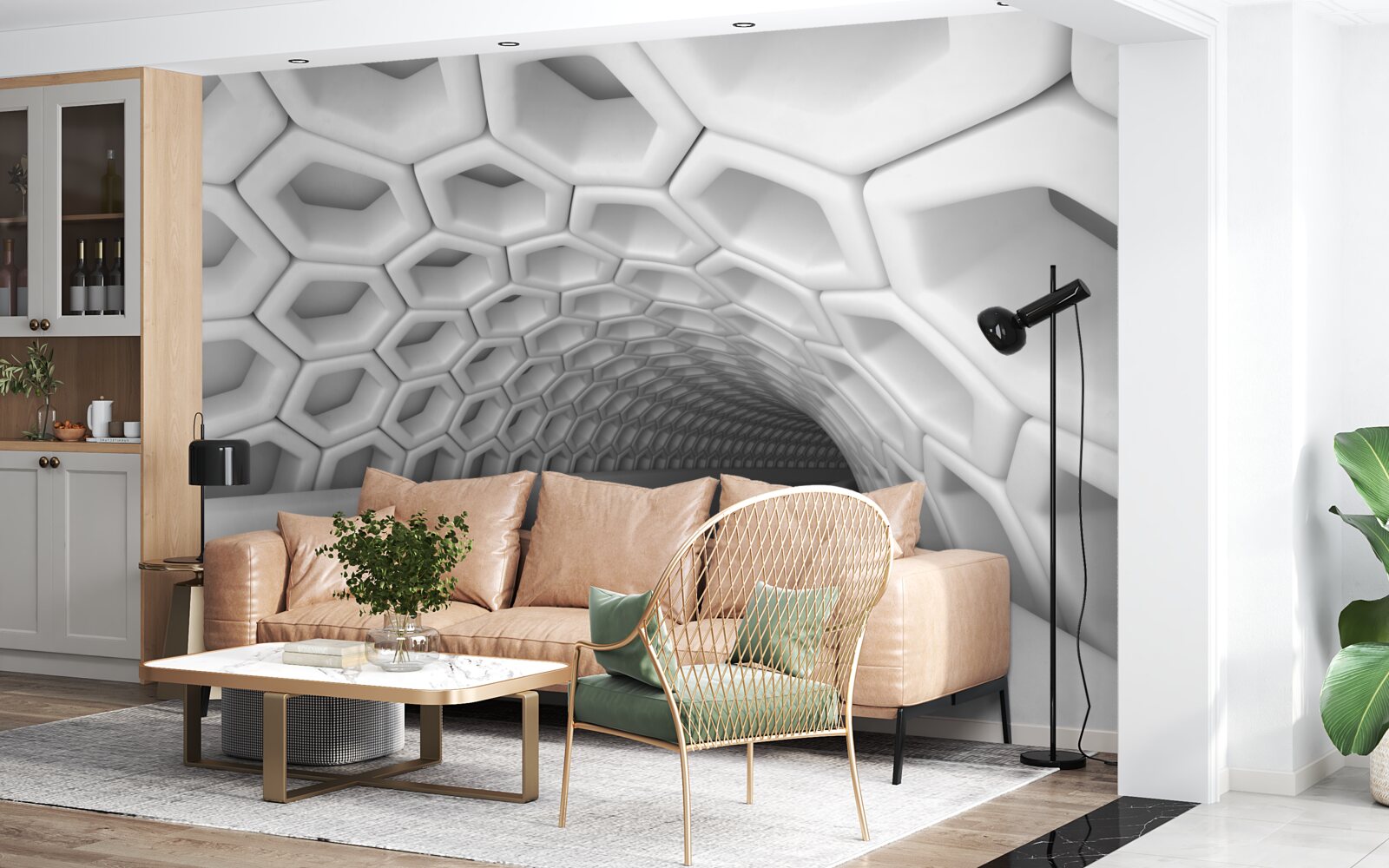 Papier peint l'imprévisibilité dans le fragment illimité