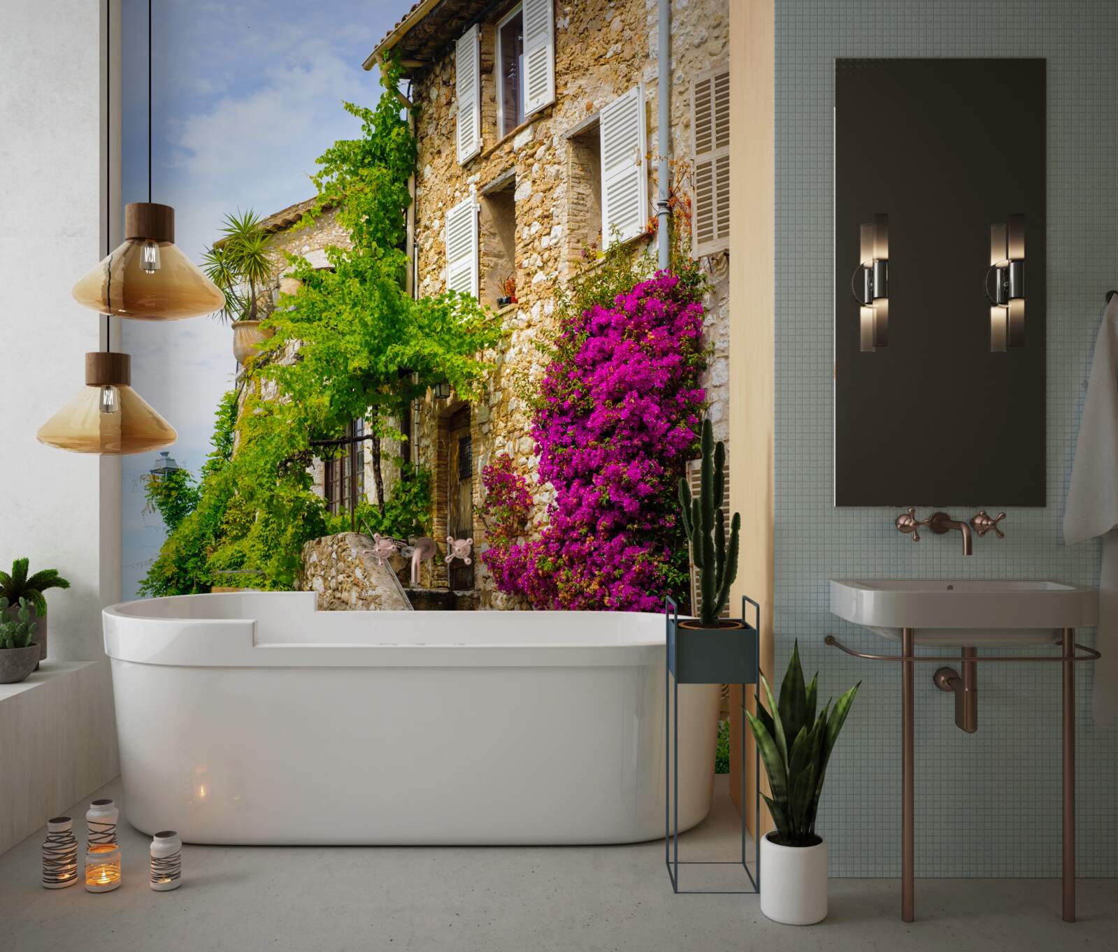 Papier peint ancienne résidence italienne