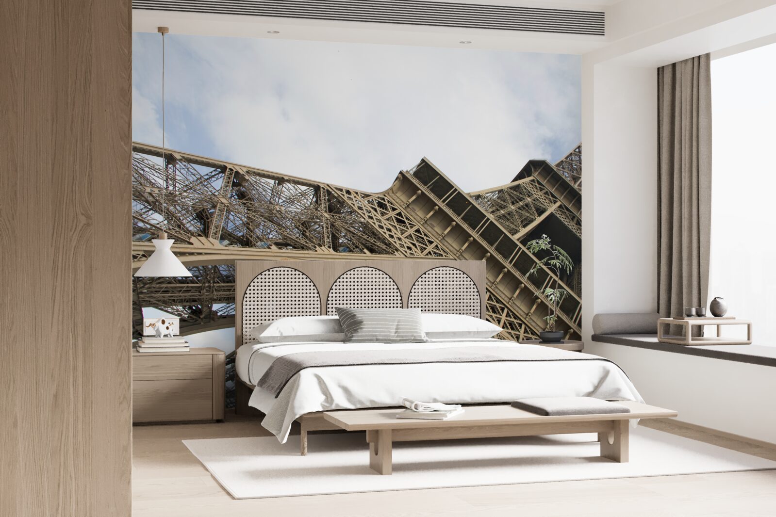 Papier peint regarder la tour eiffel