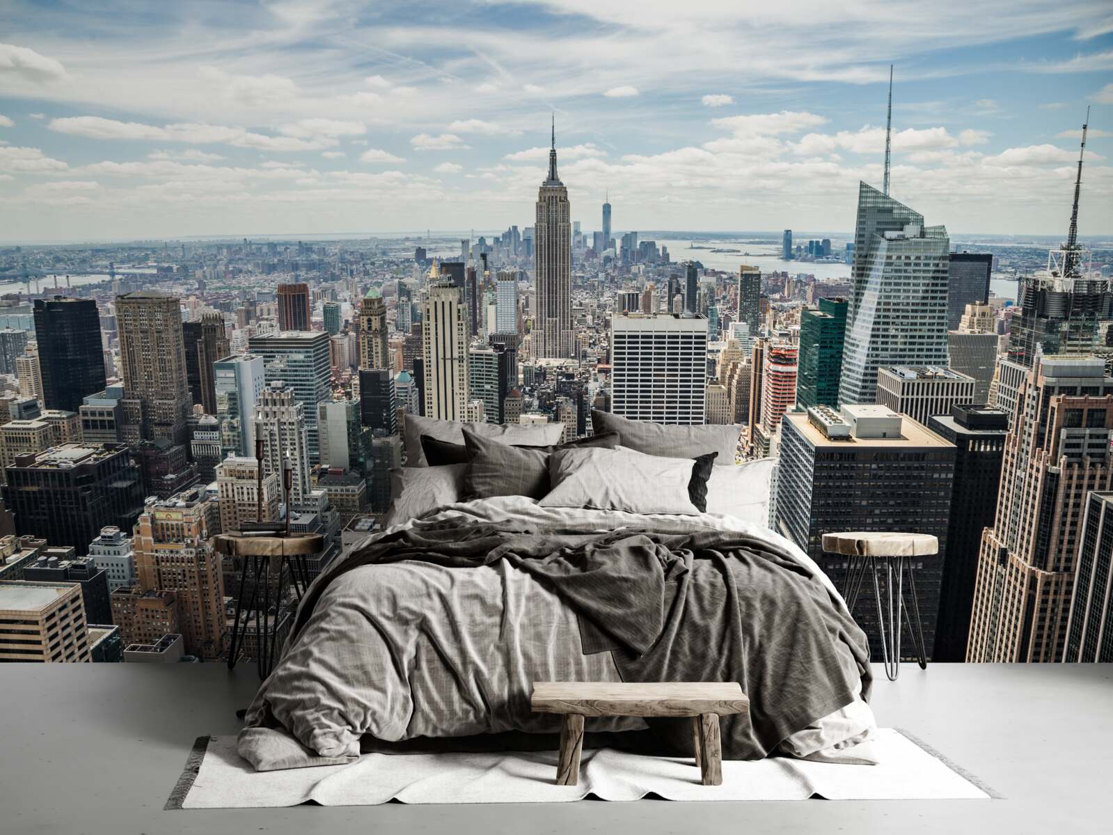 Papier peint vue panoramique quotidienne