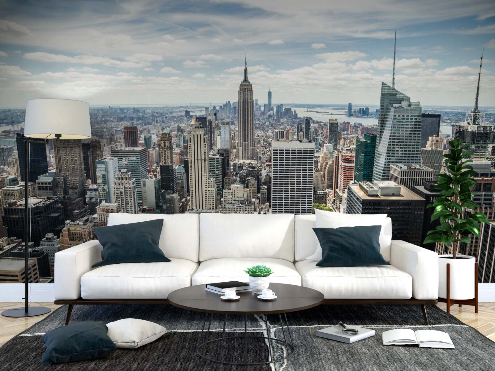 Papier peint vue panoramique quotidienne