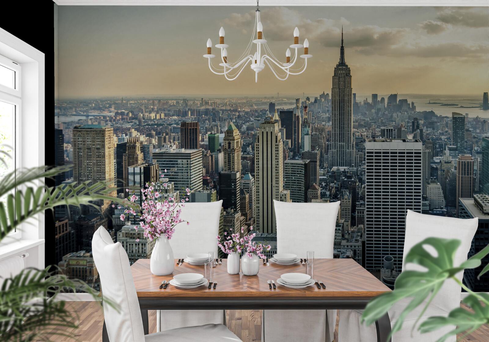 Papier peint Vue à 360 degrés de New York