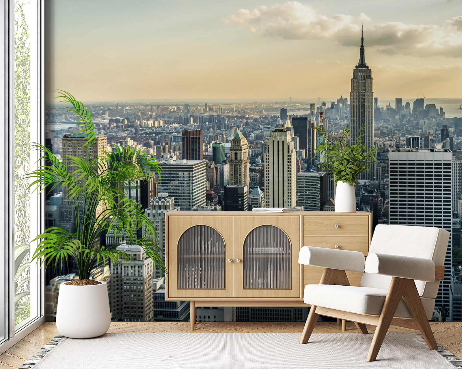 Papier peint Vue à 360 degrés de New York