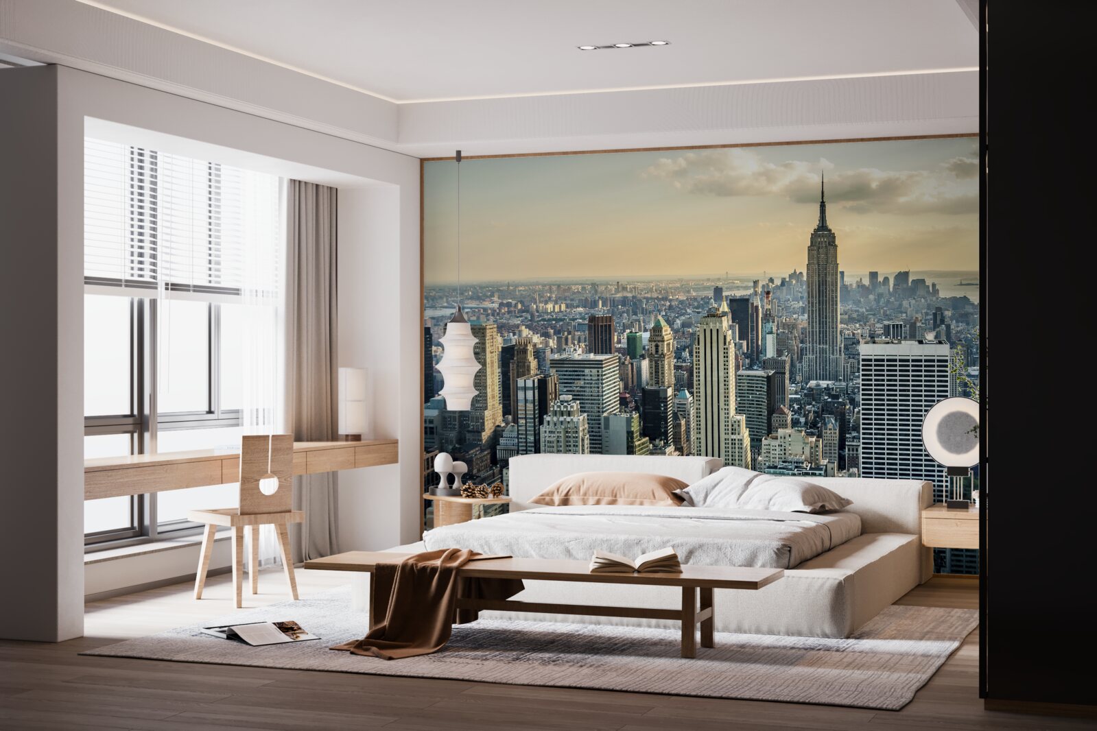 Papier peint Vue à 360 degrés de New York