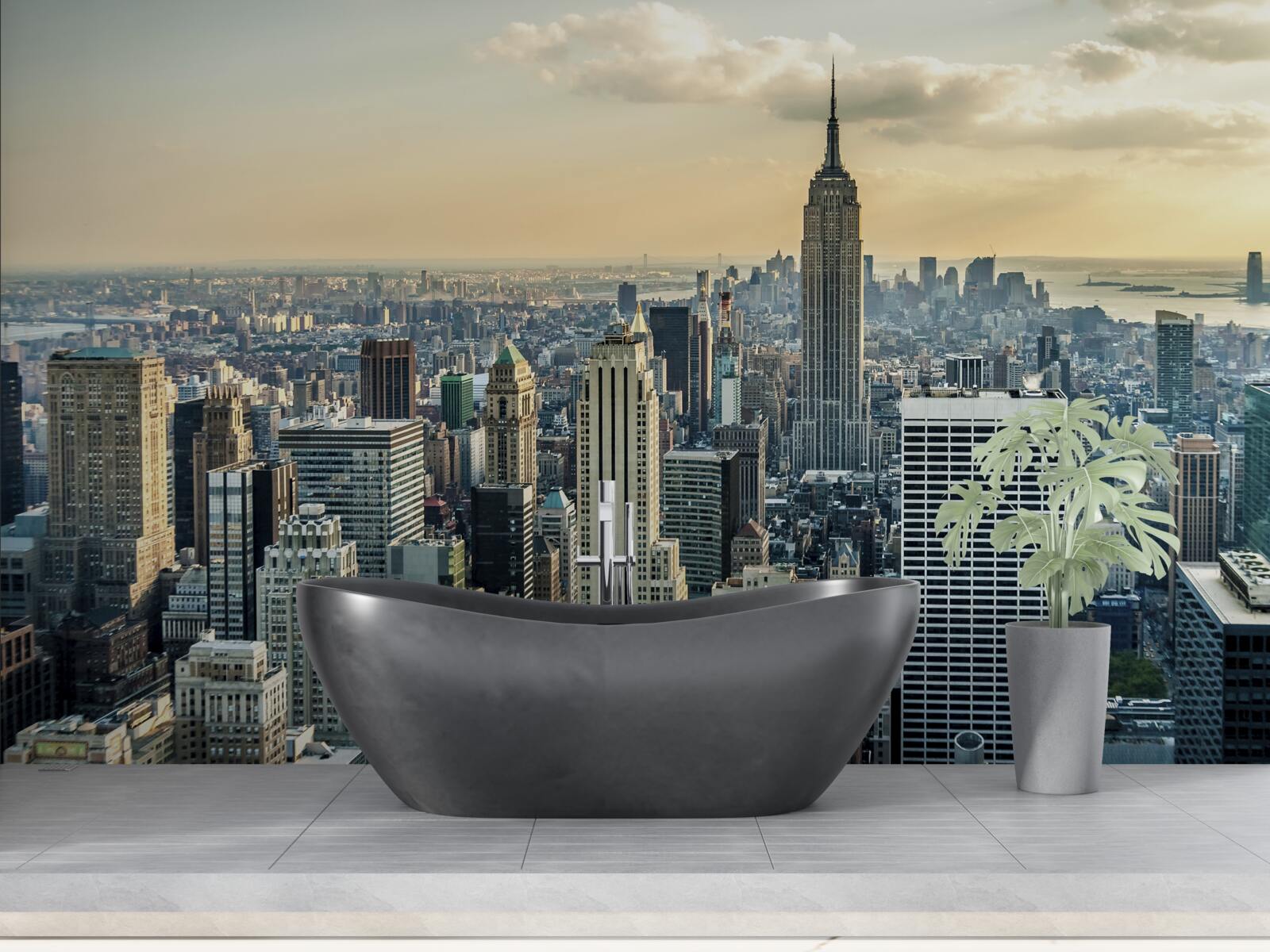 Papier peint Vue à 360 degrés de New York