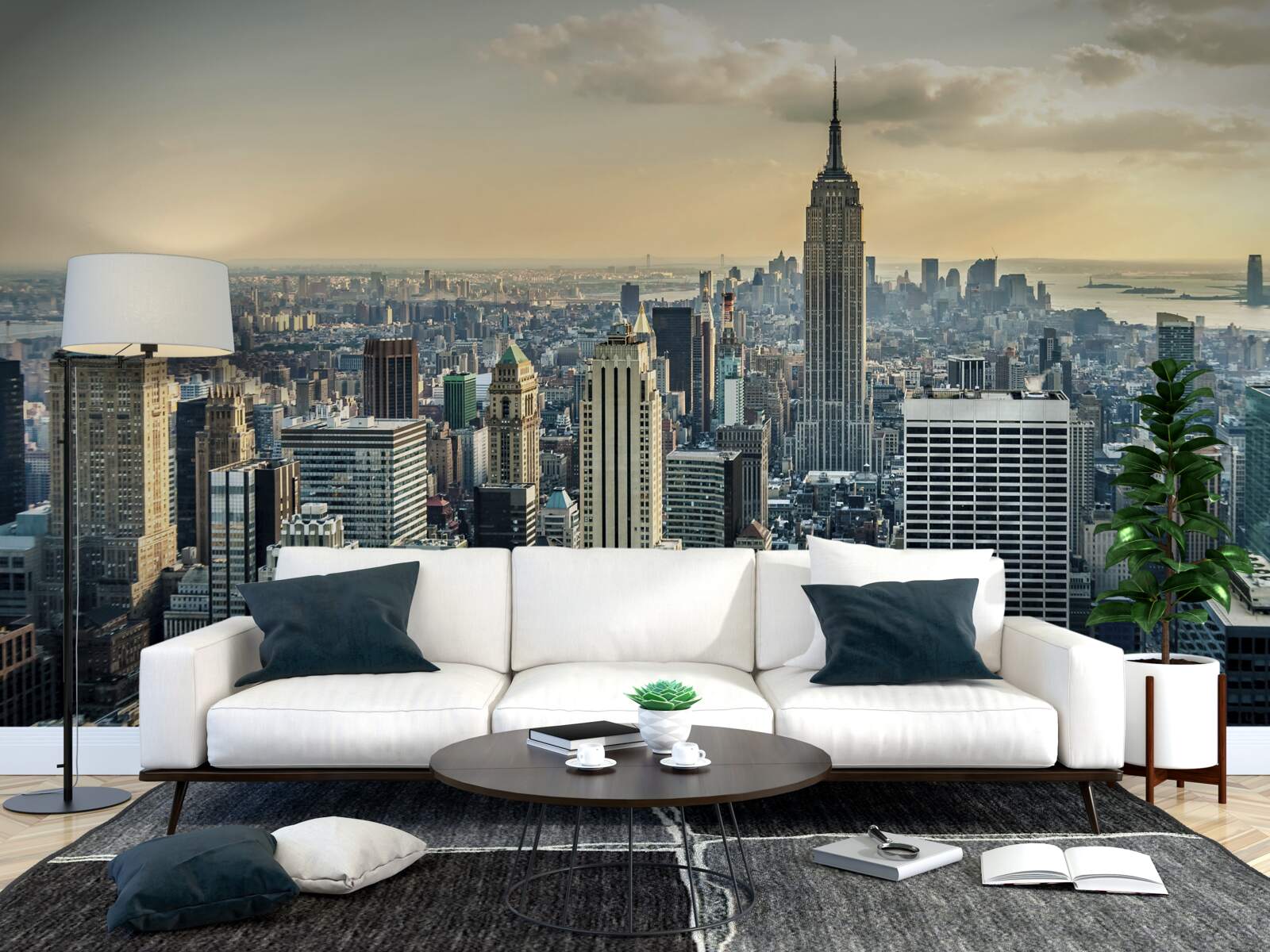 Papier peint Vue à 360 degrés de New York