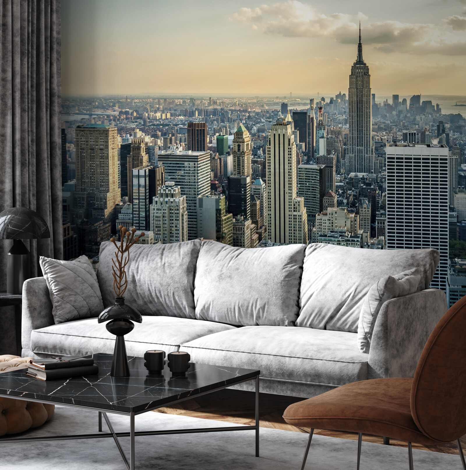 Papier peint Vue à 360 degrés de New York