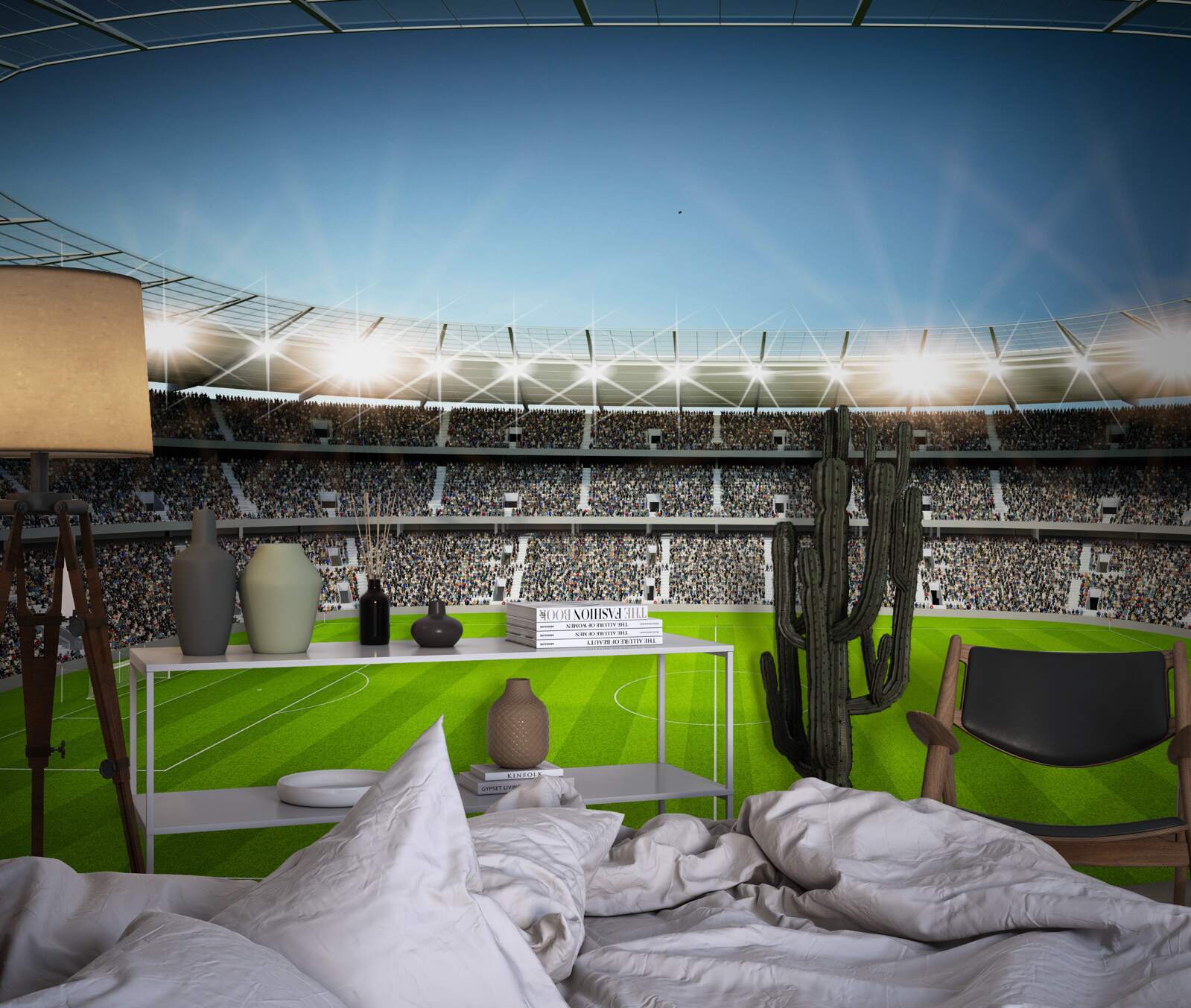 Papier peint stade de supporters