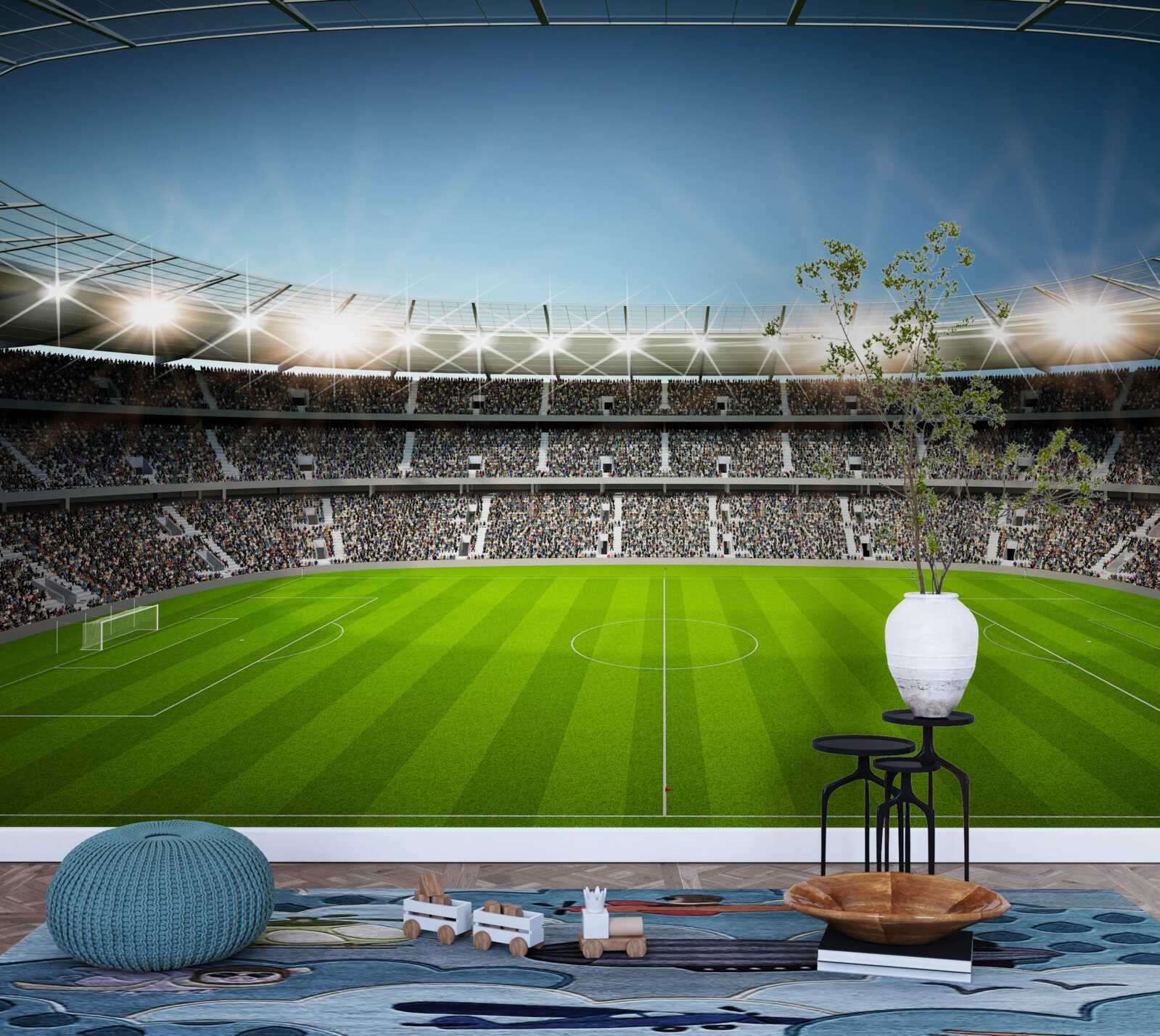 Papier peint stade de supporters