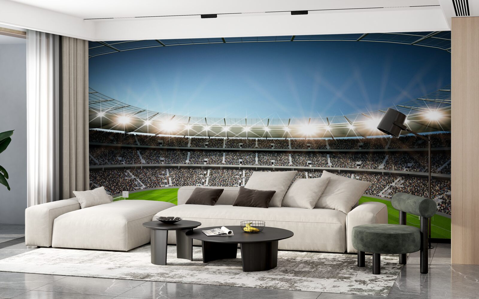 Papier peint stade de supporters