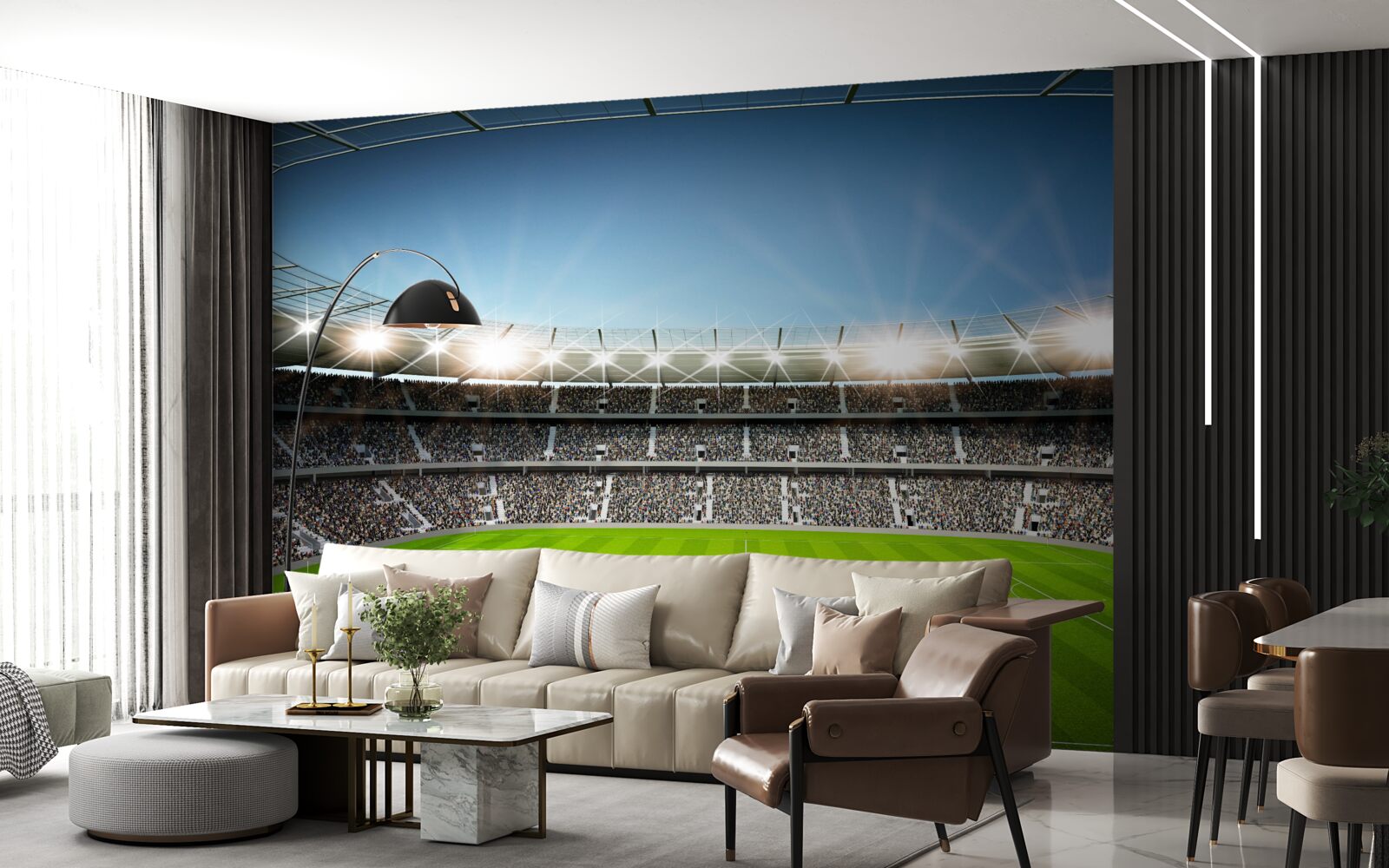 Papier peint stade de supporters