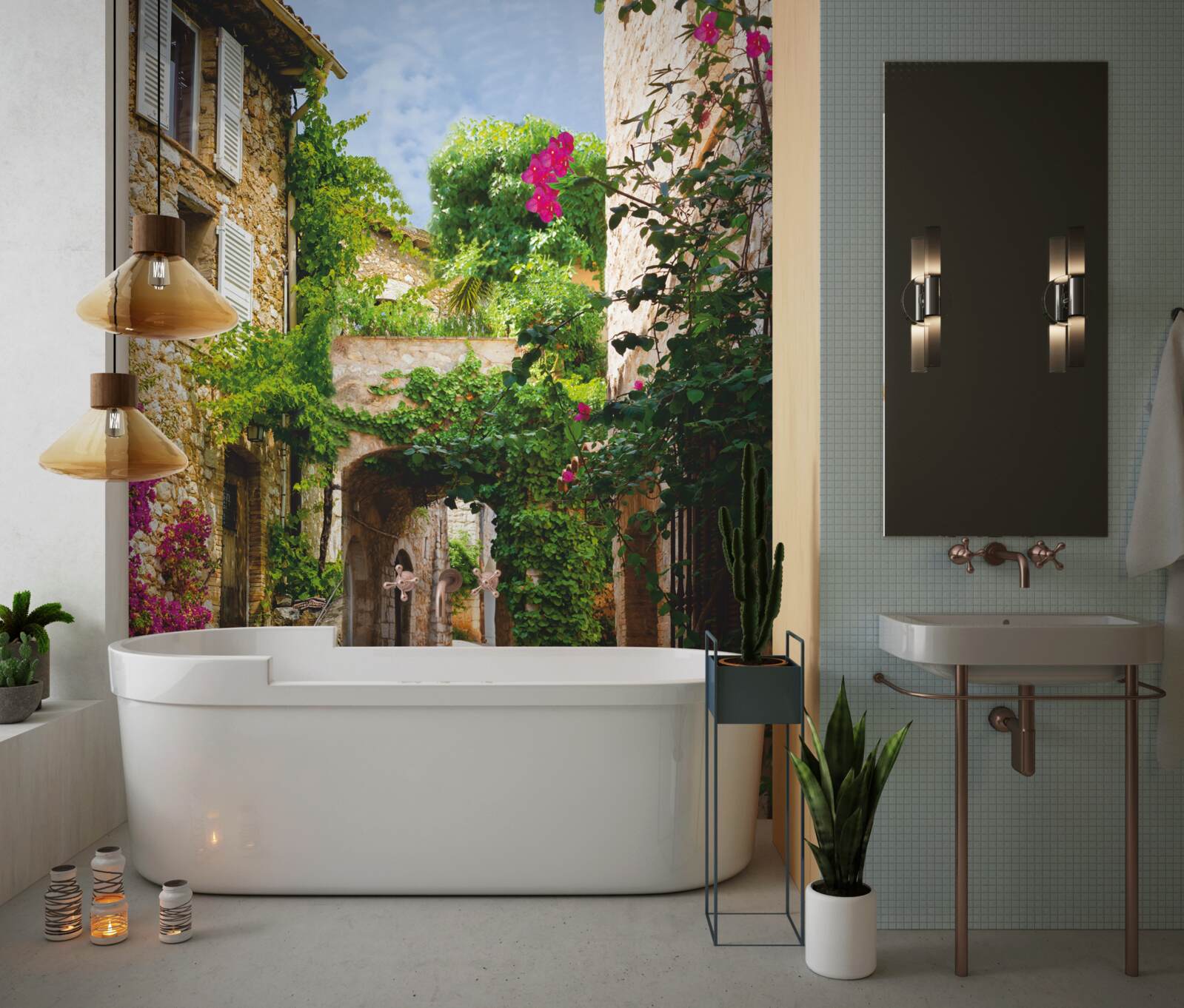 Papier peint avenue d'été de l'adriatique