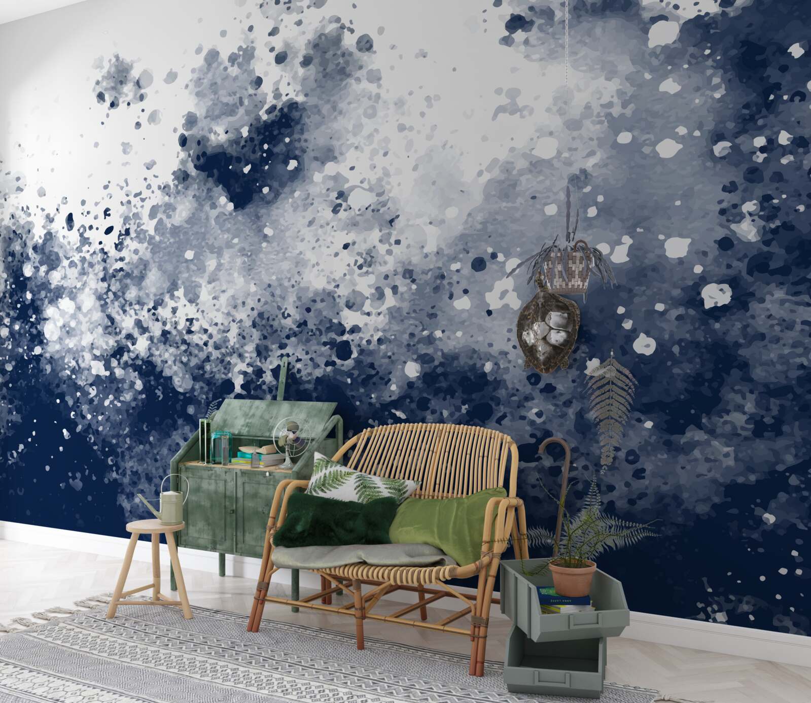 Papier peint l'océan dans la tempête