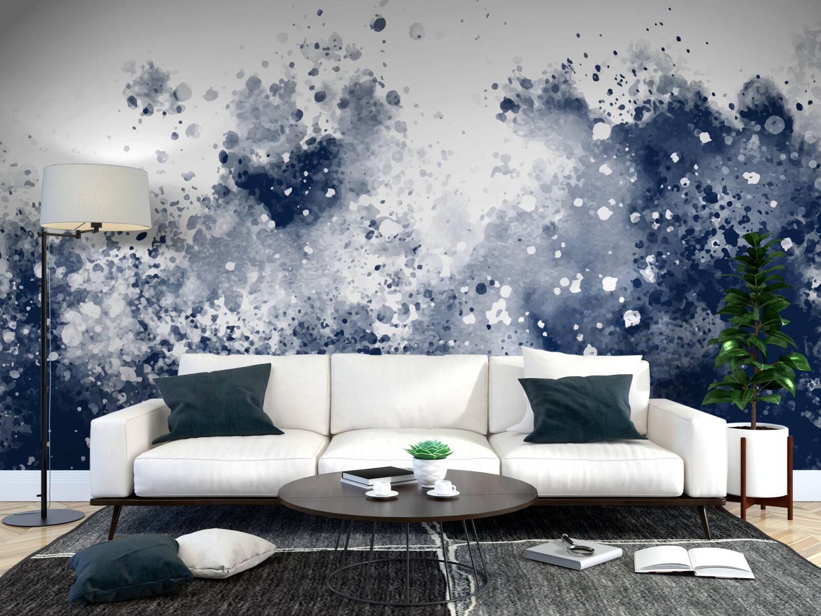 Papier peint l'océan dans la tempête