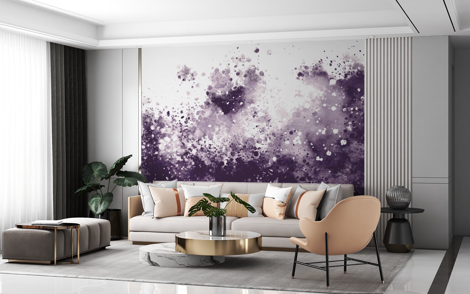 Papier peint plan d'eau en colère