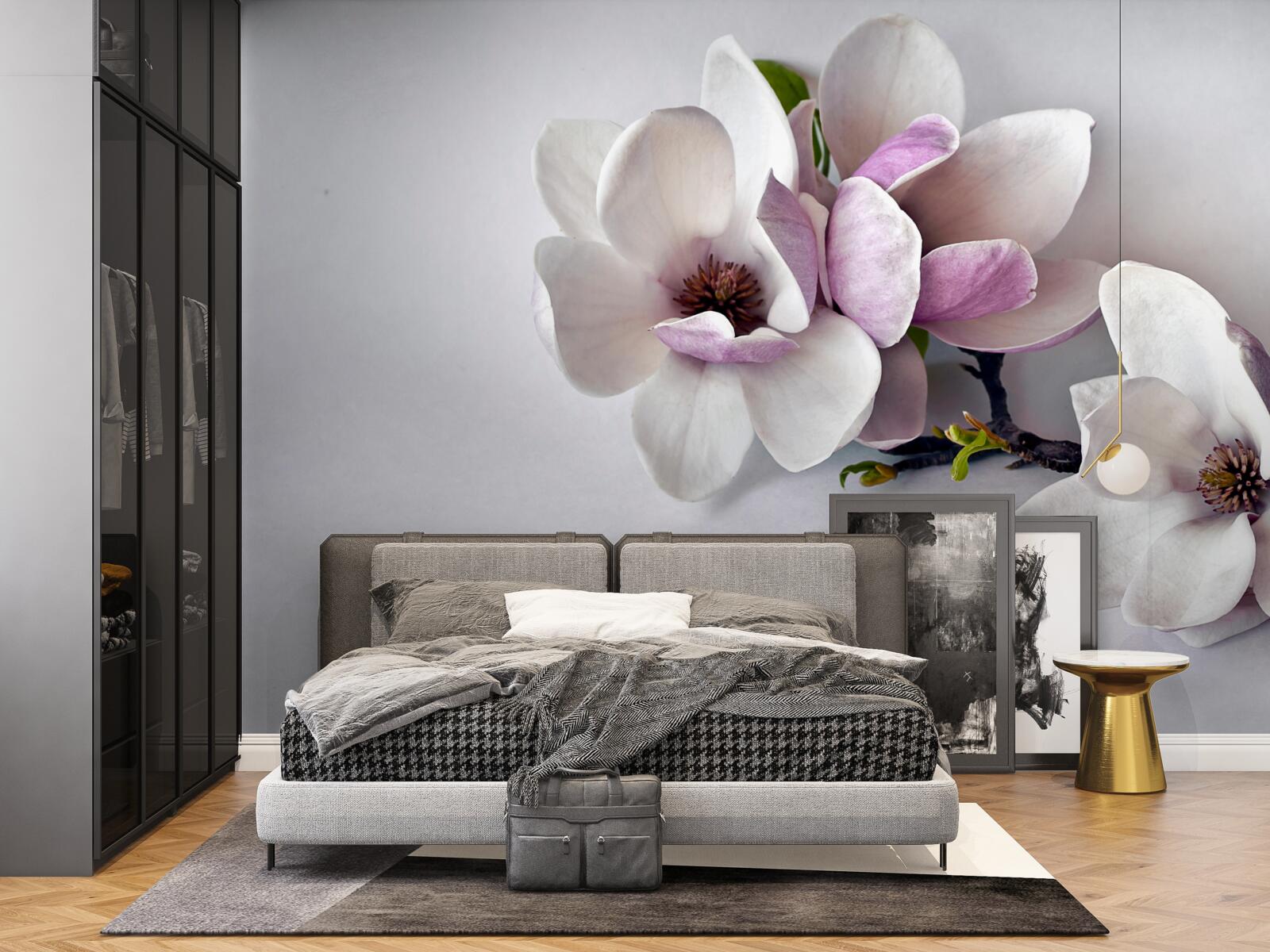 Papier peint des fleurs d'une incroyable beauté et de grande taille