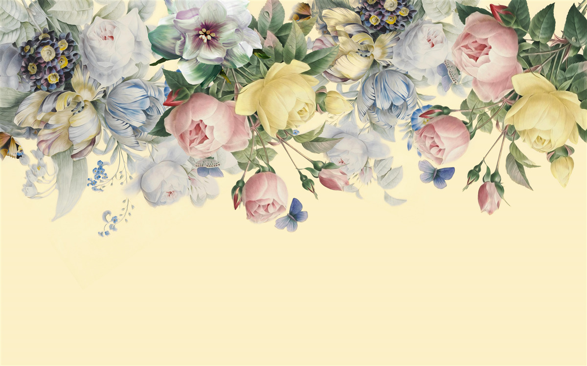 Papier peint des nuances délicates de différentes couleurs