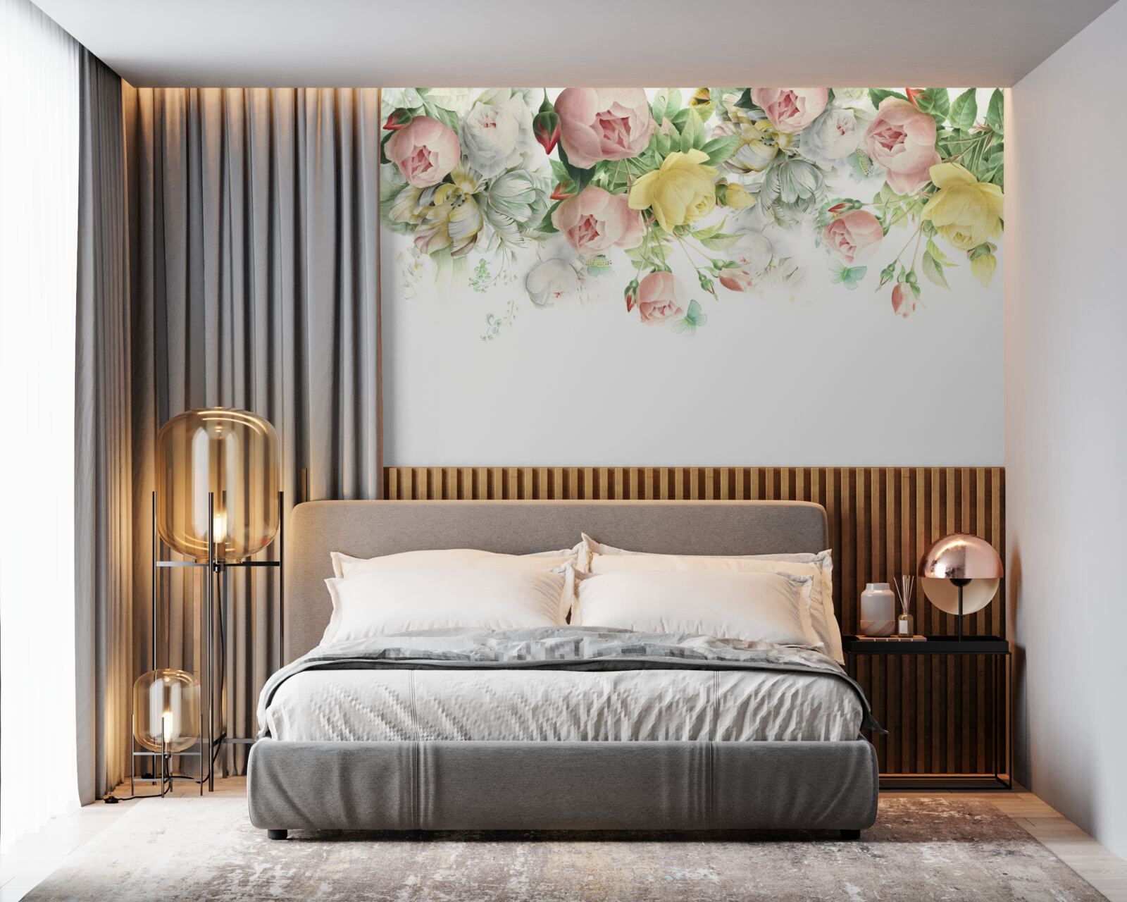 Papier peint syndrome de la flore d'automne