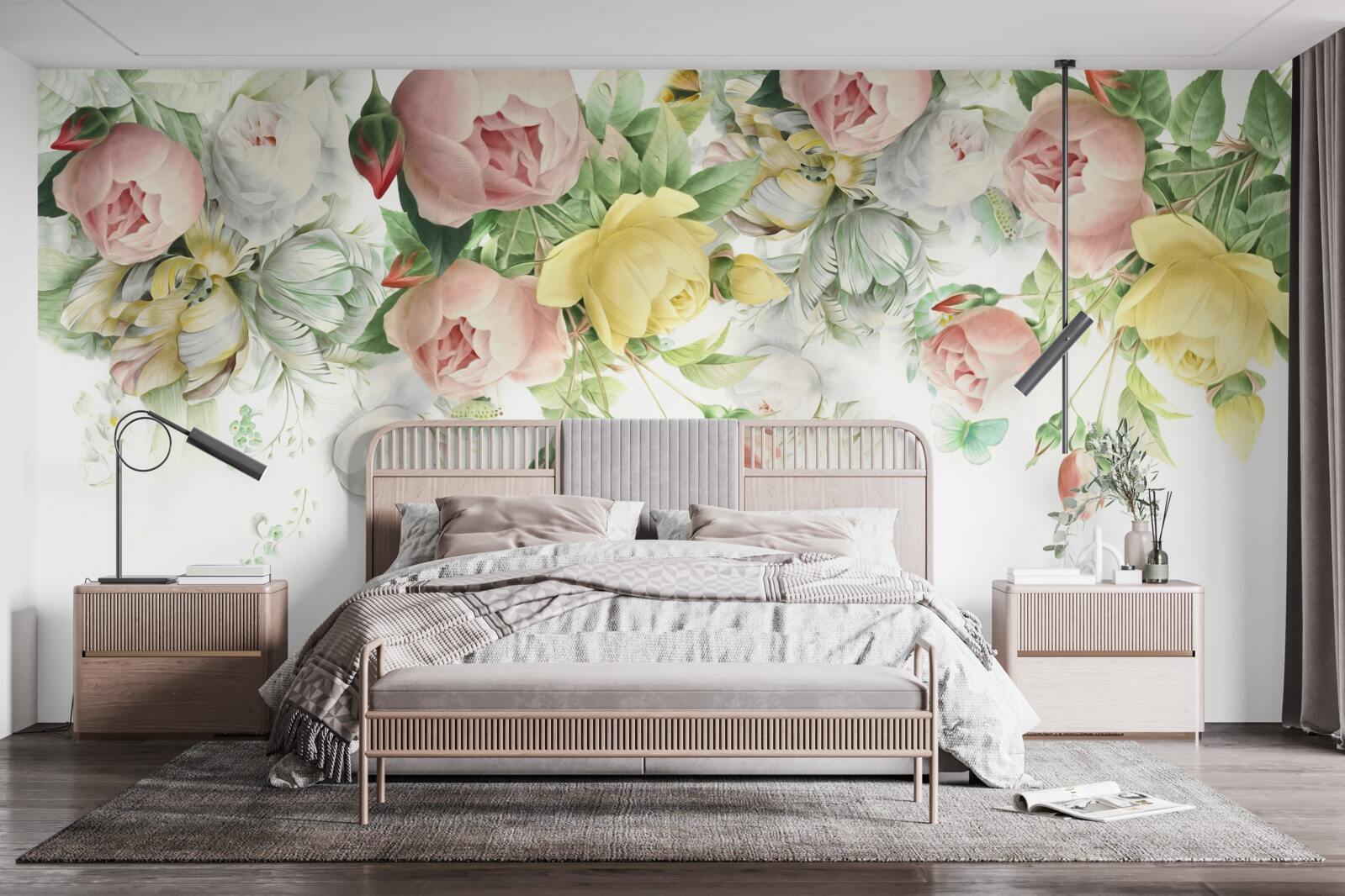 Papier peint syndrome de la flore d'automne