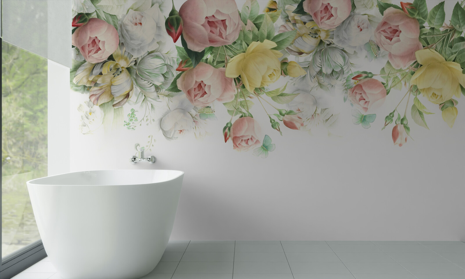 Papier peint syndrome de la flore d'automne