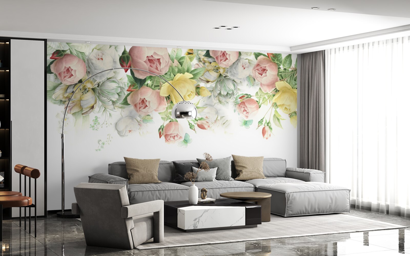 Papier peint syndrome de la flore d'automne