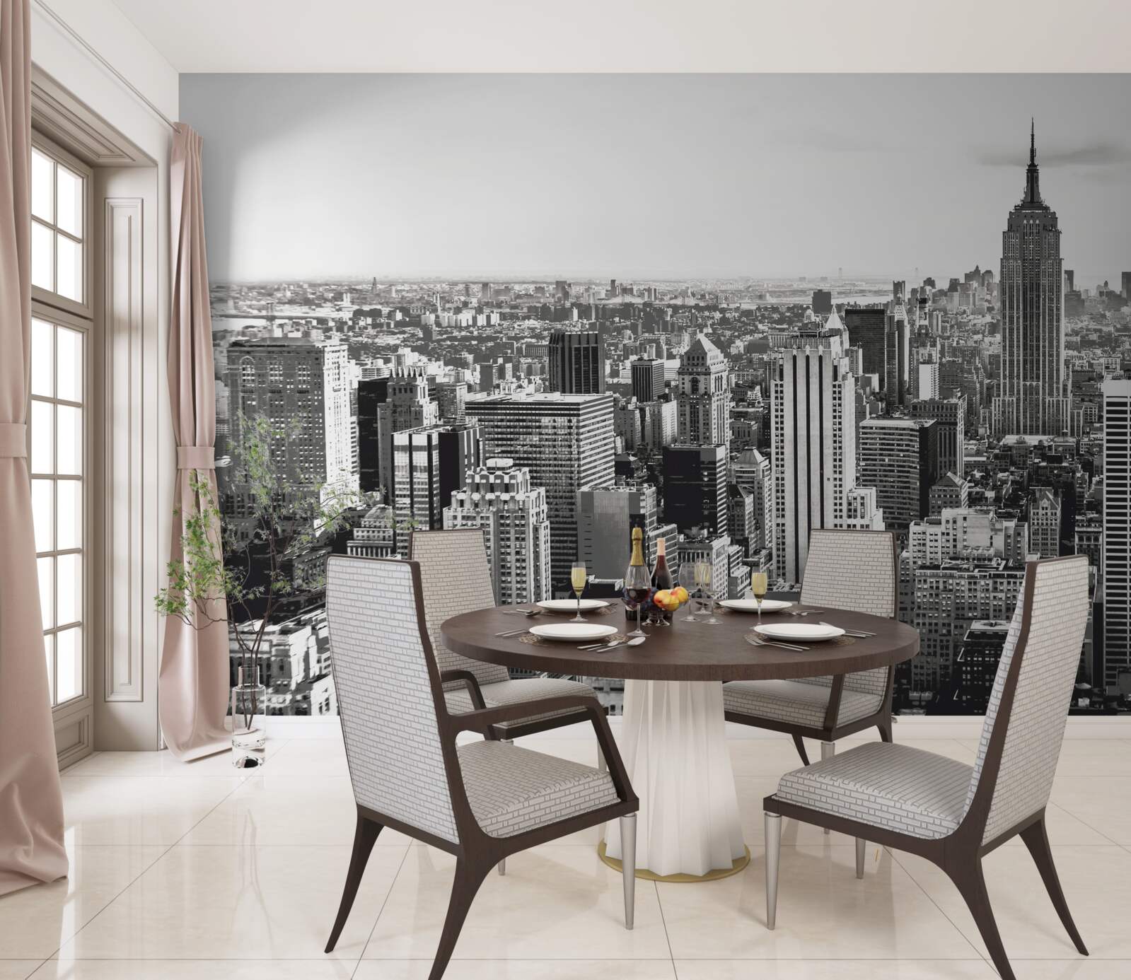 Papier peint widok vintage na manhattan