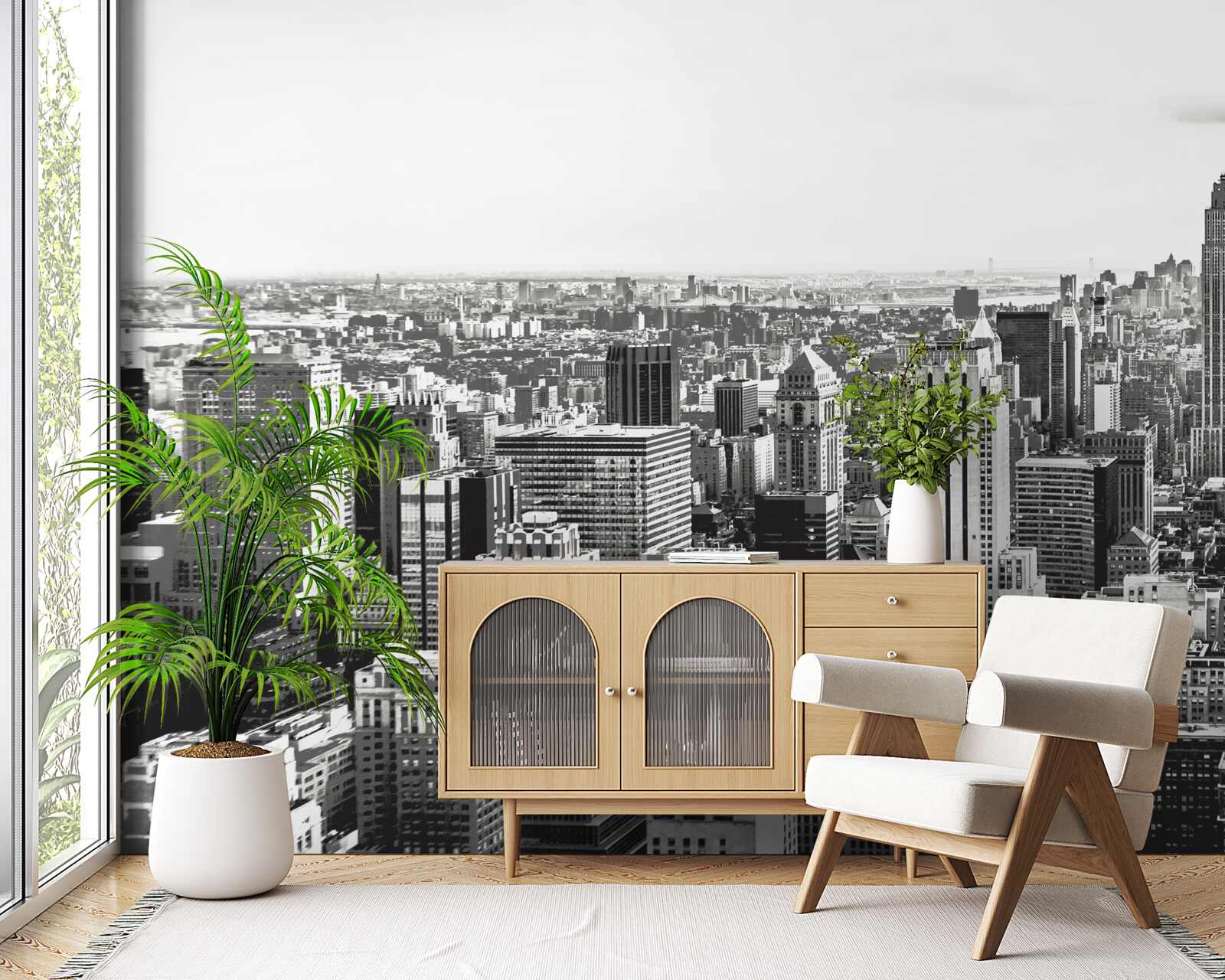 Papier peint widok vintage na manhattan