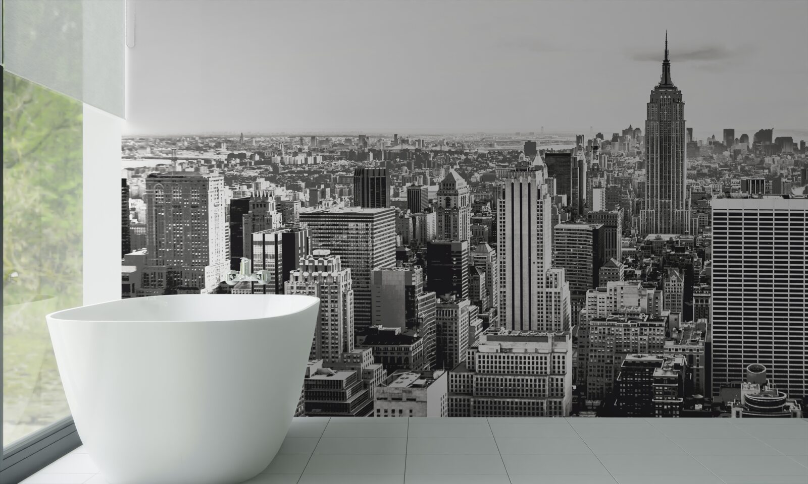 Papier peint widok vintage na manhattan