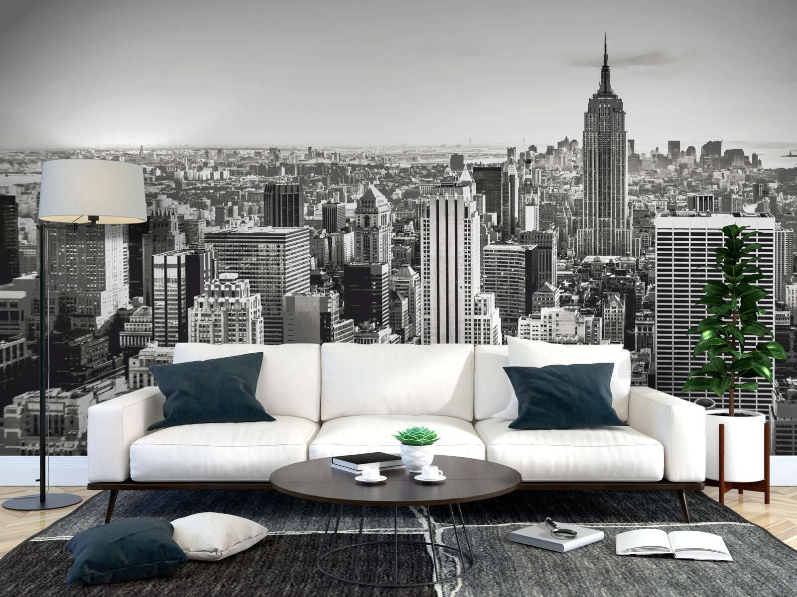 Papier peint widok vintage na manhattan